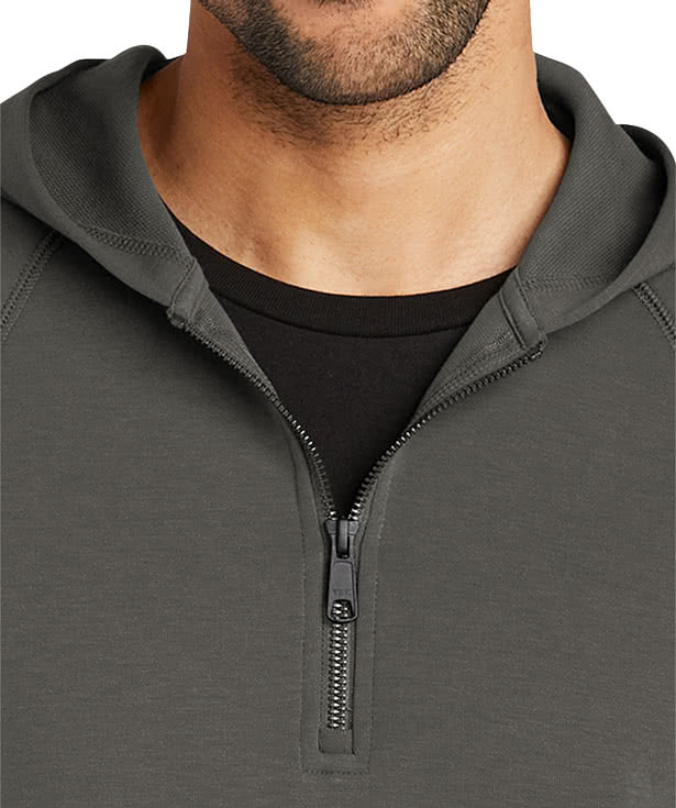 New Era STS Hooded Quarter Zip Sweatshirt