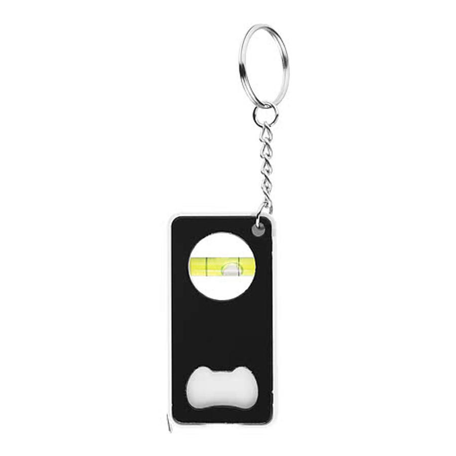 Axis 3-in-1 Multi-Tool Keychain in White with Metallic Blue