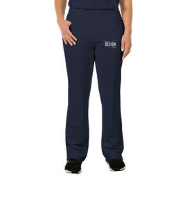 Cherokee Infinity Women's Low Rise Pull-On Scrub Pant - Color: Navy