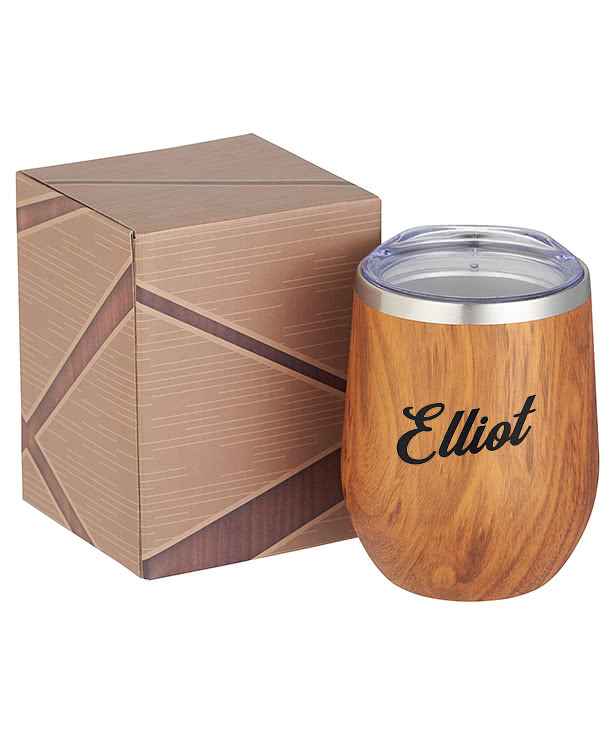 12 oz. Wood Look Copper Vacuum Insulated Tumbler