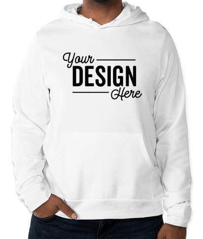 Bella + Canvas Ultra Soft Pullover Hoodie - White