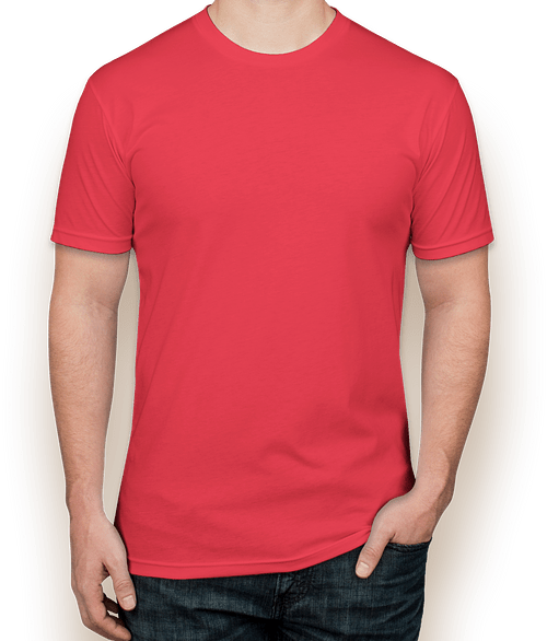 Next Level Jersey T-shirt in Watermelon