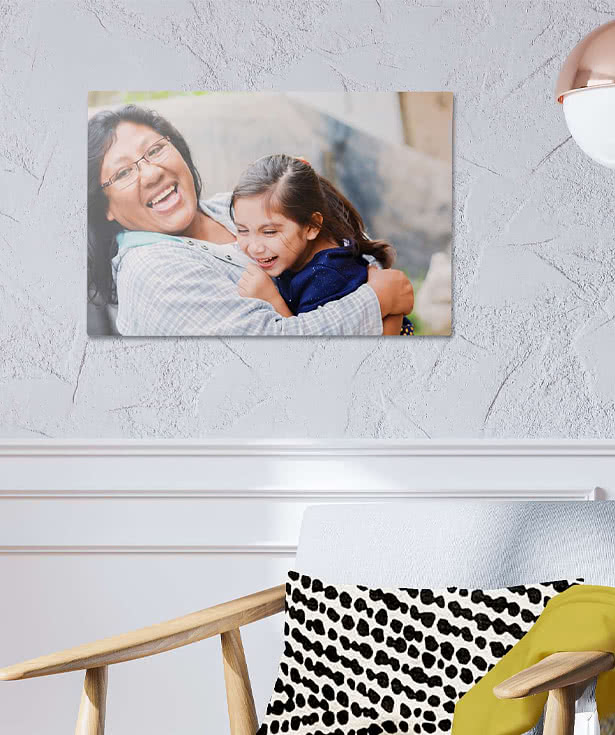 Full Color 5" x 7" Glossy Aluminum Wall Print with Shadow Mount