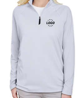 Devon & Jones Women's CrownLux Performance Quarter Zip Sweatshirt