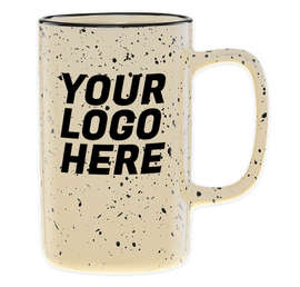 18 oz. Ceramic Tall Camper Mug - Color: Sand