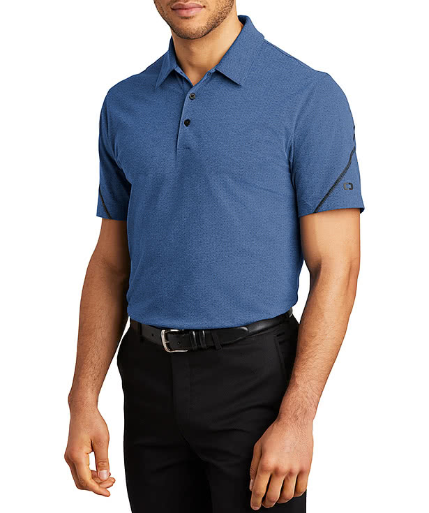 OGIO Tread Pinpoint Dot Performance Polo