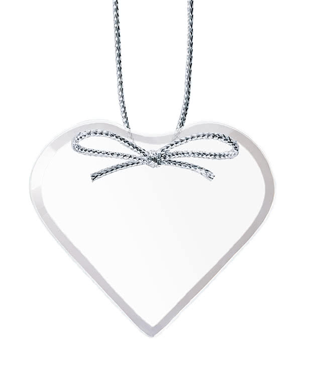 Crystal Heart Ornament