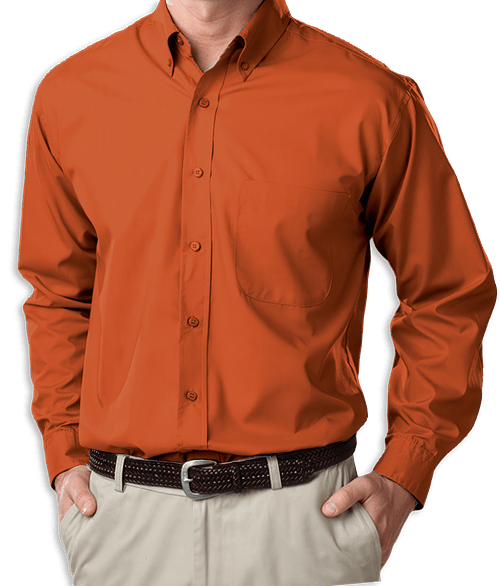 Custom Orange Dress Shirts: Design Personalized Dress Shirts
