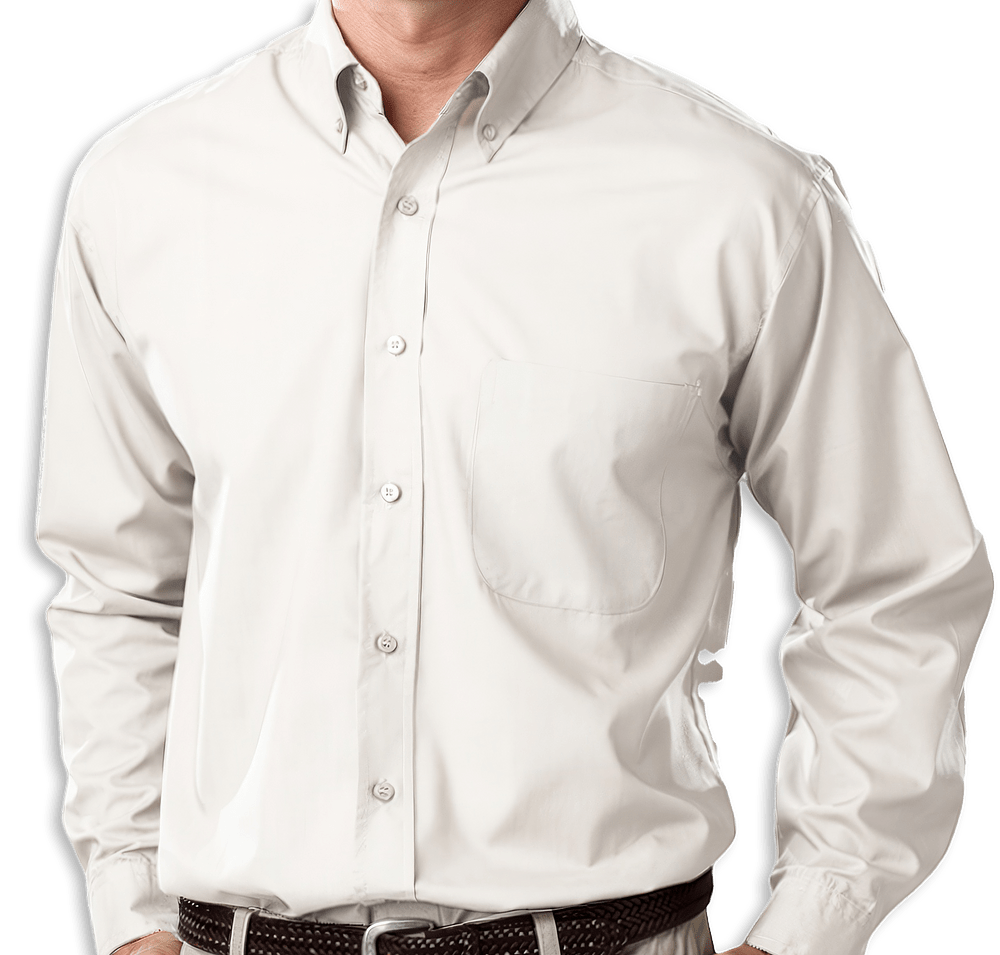 Blue Generation Value Long Sleeve Poplin Dress Shirt - Printed-default