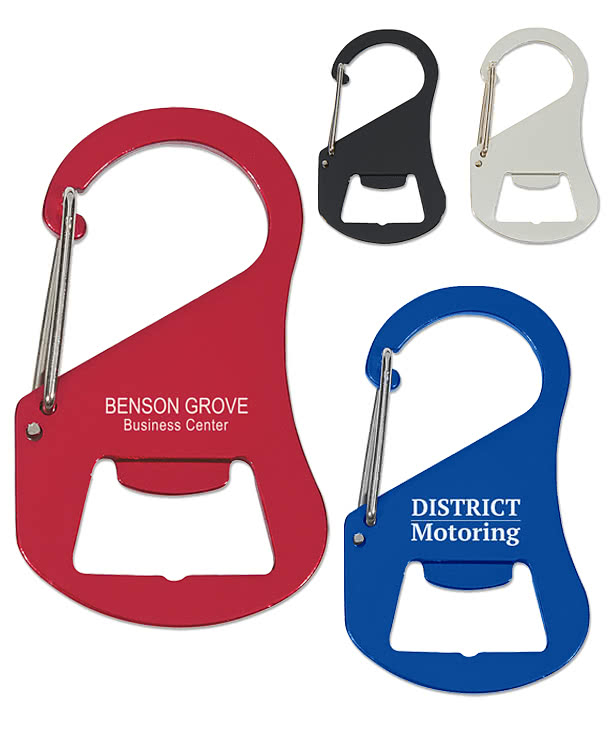 Laser Engraved Carabiner Bottle Opener