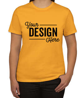 Port & Company Women's Core Cotton T-shirt - Color: Gold