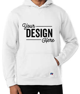 Russell Athletic Cotton Rich Pullover Hoodie - Color: White