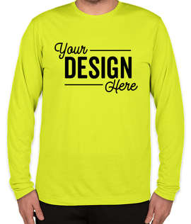 Sport-Tek Soft Jersey Long Sleeve Performance Shirt - Color: Neon Yellow