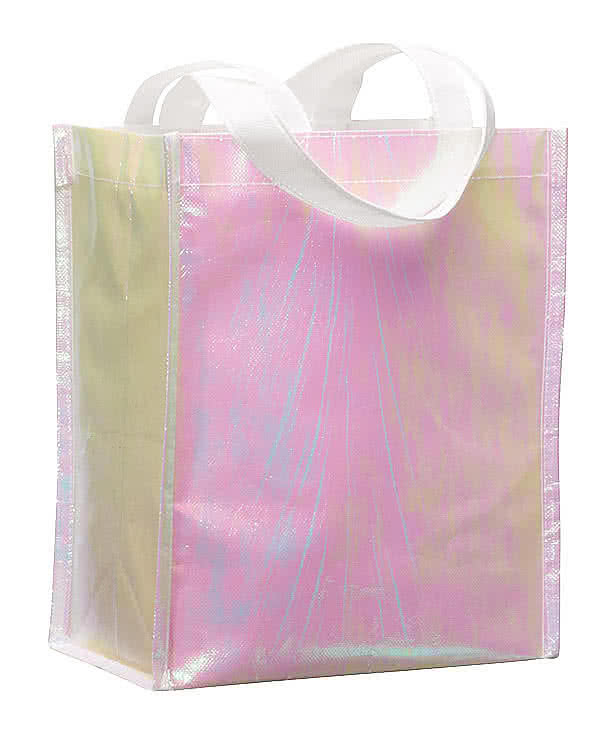 Small Iridescent Non-Woven Gift Tote Bag