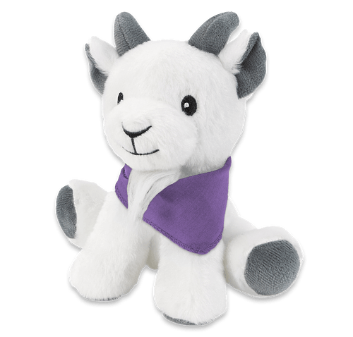 6" Little Buddy Goat Plush Animal in Purple