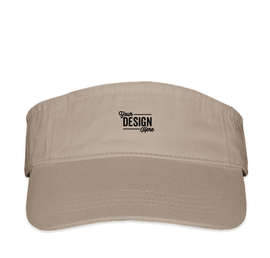 Valucap Bio-Washed Visor - Color: Khaki
