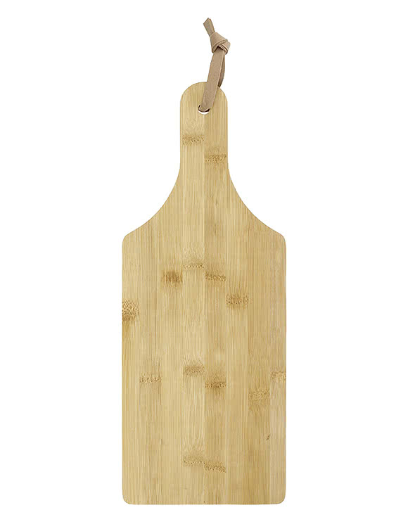 Laser Engraved Bamboo Cutting Board with Handle