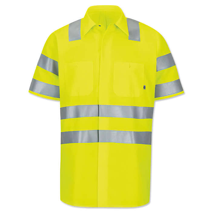 Red Kap Class 2 Hi-Vis Ripstop Work Shirt
