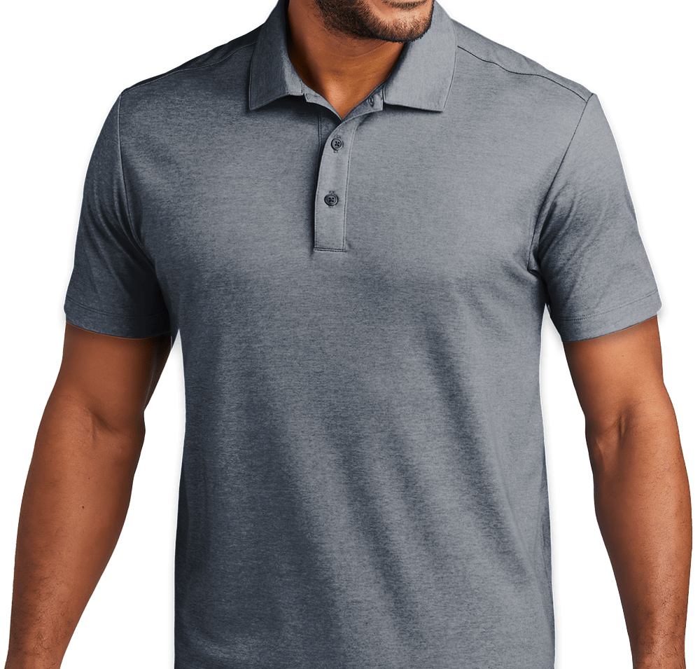 Port Authority Fine Performance Pique Blend Polo - Embroidered-default