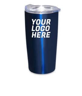 20 oz. Emperor Stainless Steel Tumbler - Color: Metallic Blue-Navy