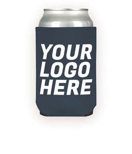 Foldable Neoprene Can Cooler - Color: Ash