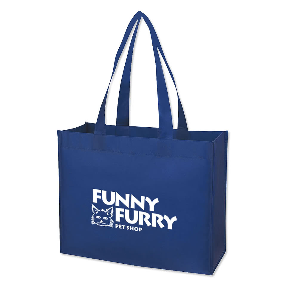 Matte Laminated Shopper Tote Bag