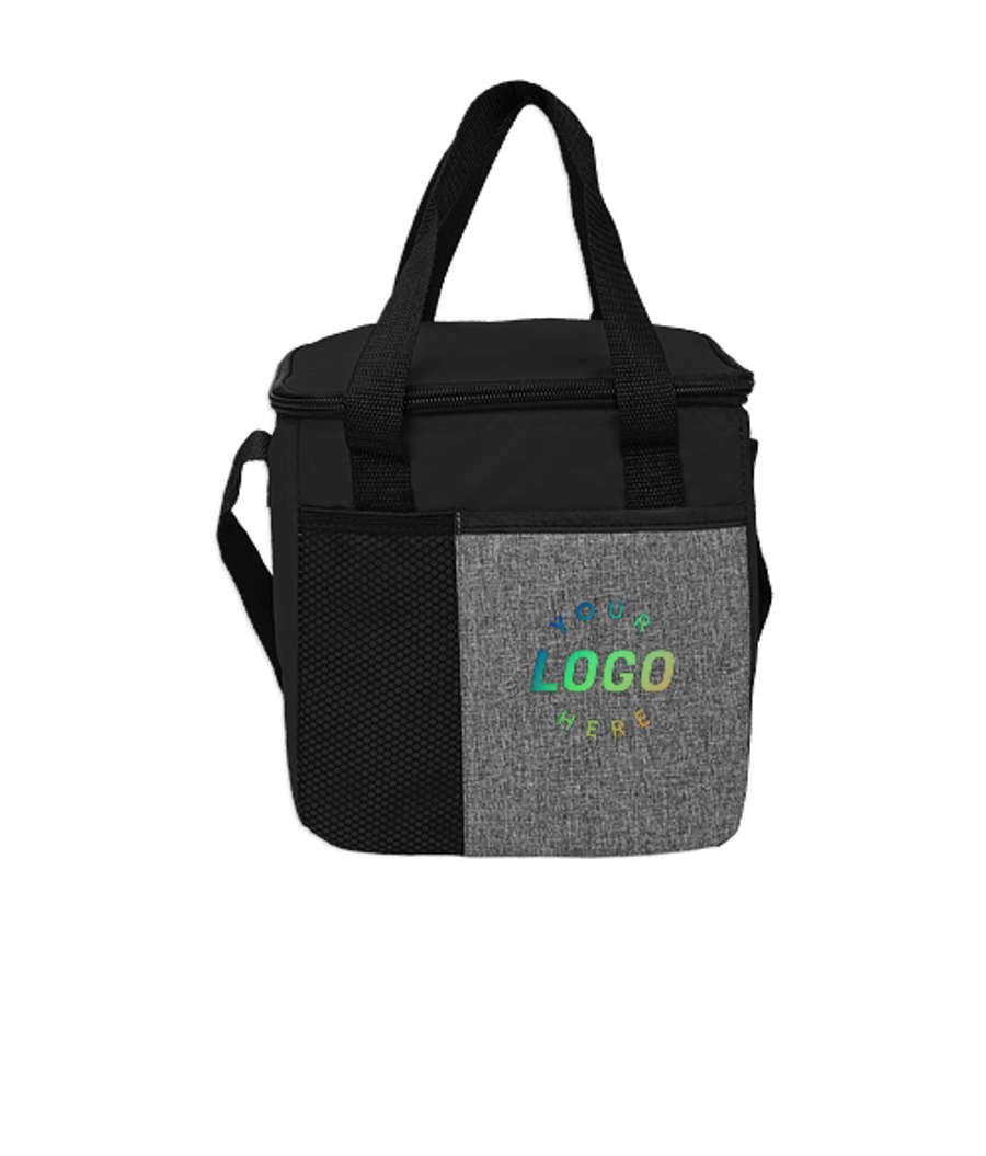 Full Color Kinetic 9 Can Cooler in Black