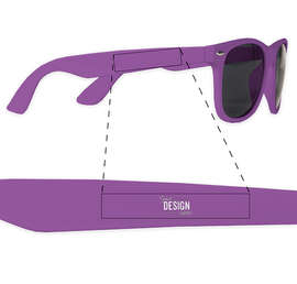 Sun Ray Sunglasses - Color: Purple