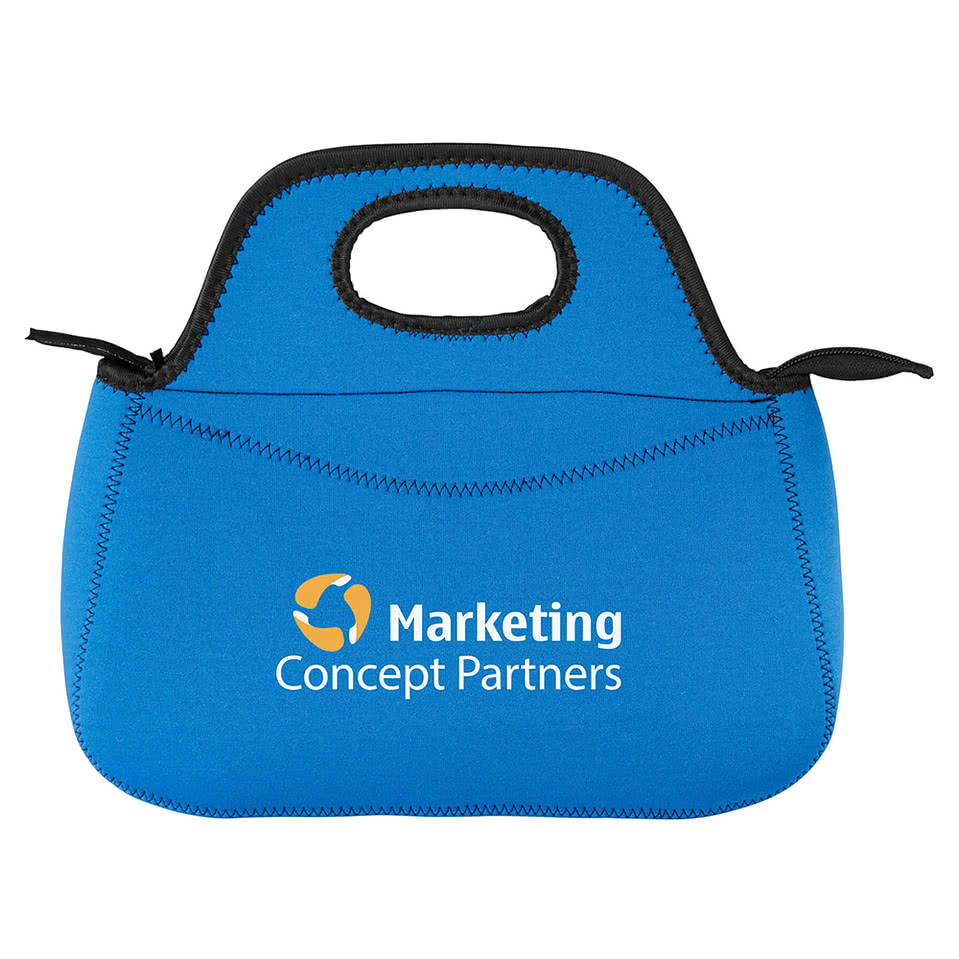 Zippered Neoprene 7 Can Cooler Tote Bag