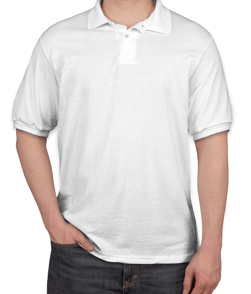 Custom Hanes EcoSmart 50/50 Jersey Polo 