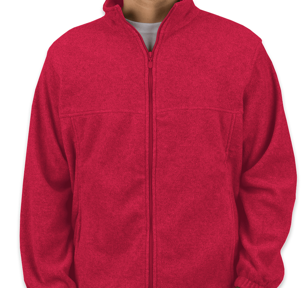 Harriton Full Zip Fleece Jacket - Printed-default