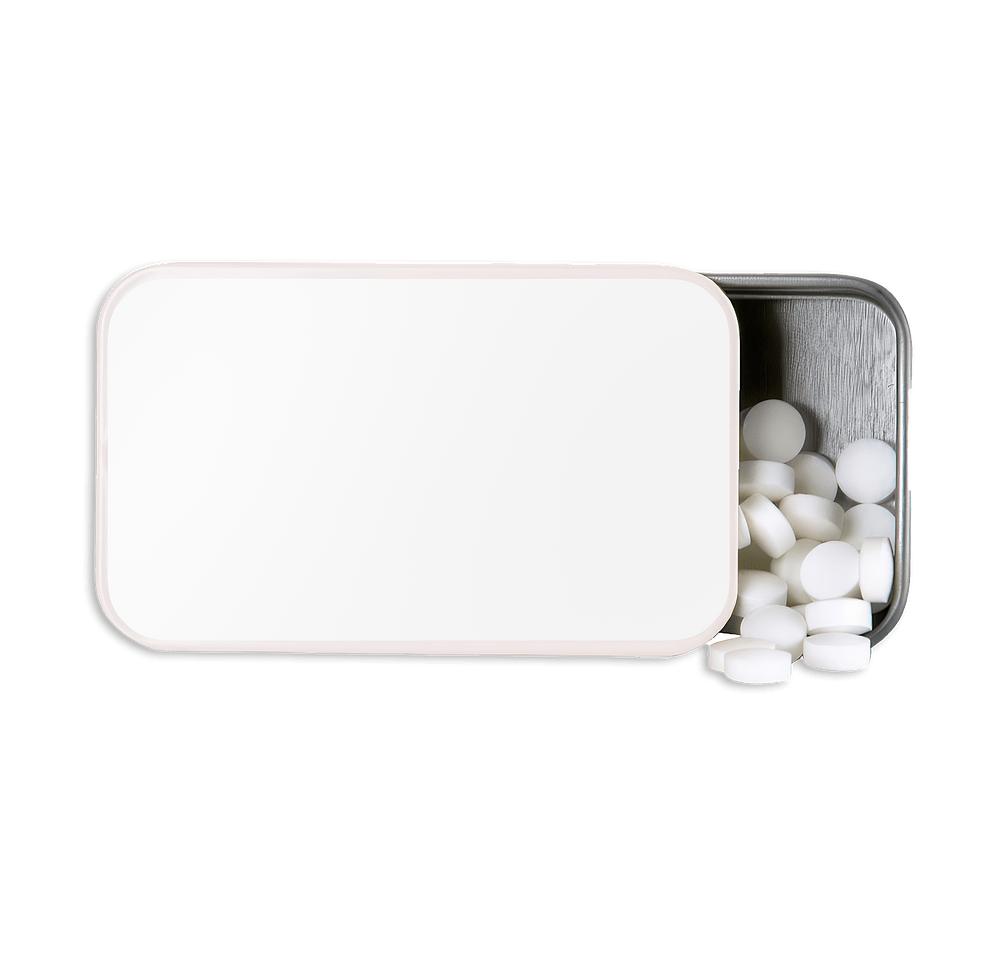 Full Color Peppermint Mints Sliding Tin-default