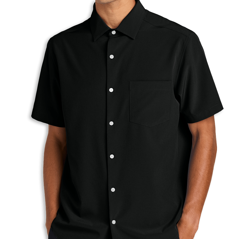 Mercer+Mettle Capital Tech Easy Care Short Sleeve Work Shirt-default