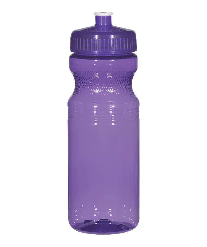 Full Color 24 oz. Poly Clear Fitness Water Bottle (Case of 100)