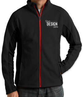 Spyder Constant Sweater Fleece Jacket - Color: Black / Black / Red