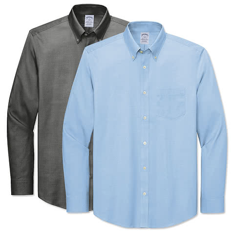 Brooks Brothers Wrinkle-Free Stretch Pinpoint Dress Shirt