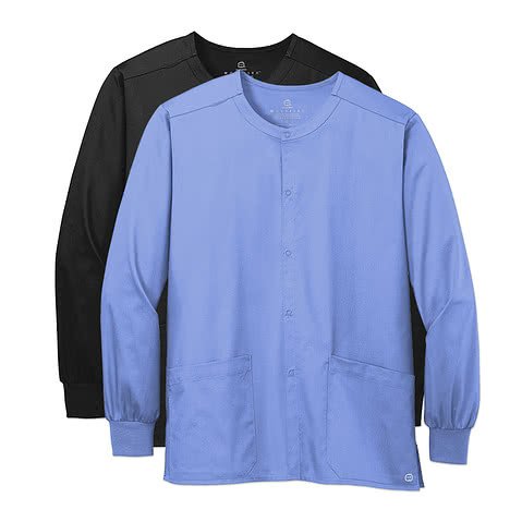 Wink WorkFlex Snap-Front Scrub Jacket
