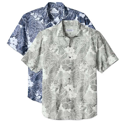 Tommy Bahama Coconut Point Playa Flora Eco Short Sleeve Shirt