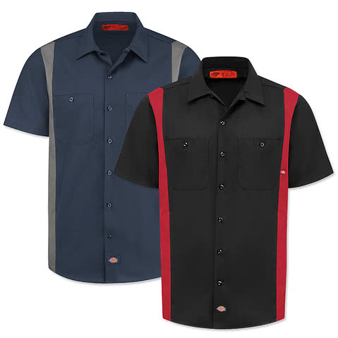 Dickies Colorblock Industrial Work Shirt