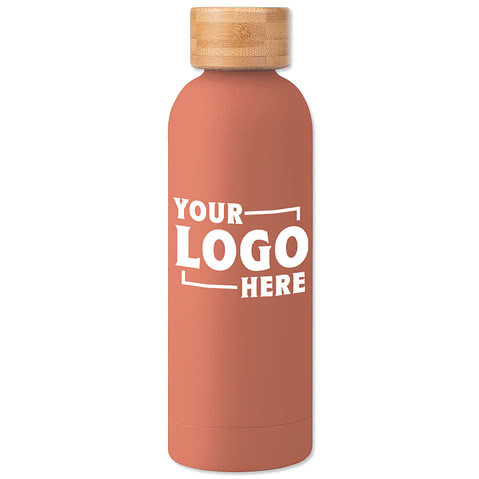 17 oz. Blair Stainless Steel Water Bottle with Bamboo Lid