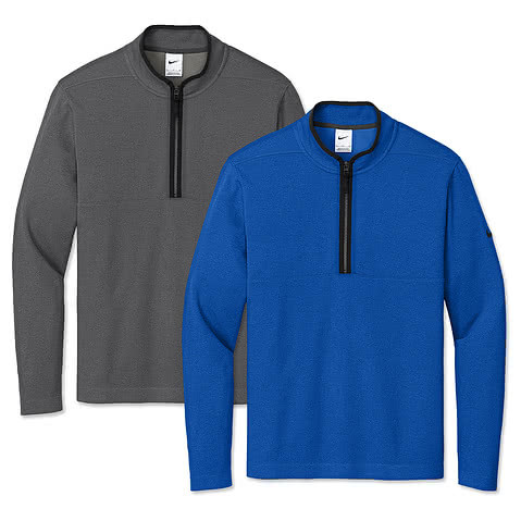 Nike Textured Lightweight Quarter Zip Sweatshirt