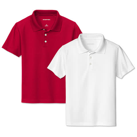 Sport-Tek Youth UPF 50 Performance Micropique Polo