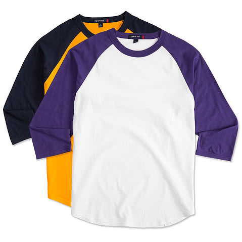 Baseball Jersey T-shirt Design Template. Colorful Sport Jersey