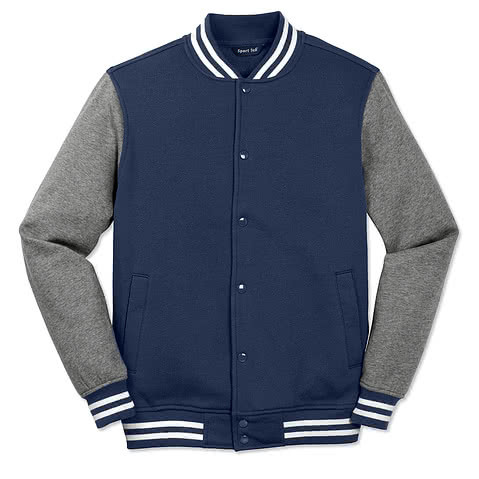 Sport-Tek Letterman Fleece Jacket