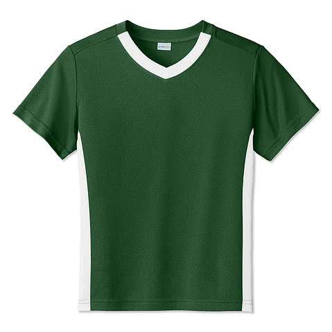 Sport-Tek Youth Competitor United V-Neck Performance Jersey