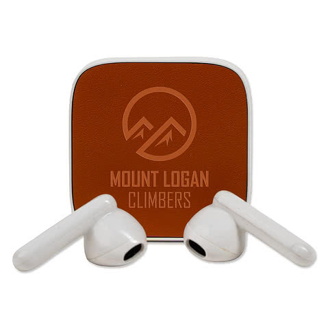 Laser Engraved TerraTone Recycled Wireless Bluetooth Earbuds