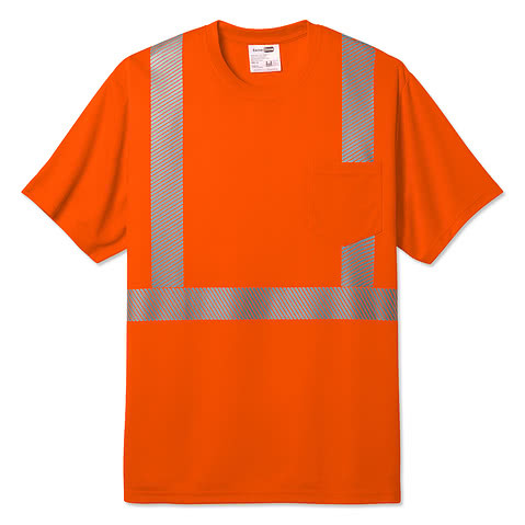 CornerStone Class 2 Segmented Tape Safety Pocket T-shirt