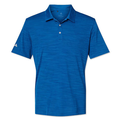 Adidas Melange Recycled UPF 50+ Performance Polo