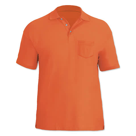 Blue Generation Scotchgard Treated Pique Pocket Polo