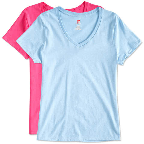 Hanes Womens Perfect-T V-Neck T-shirt